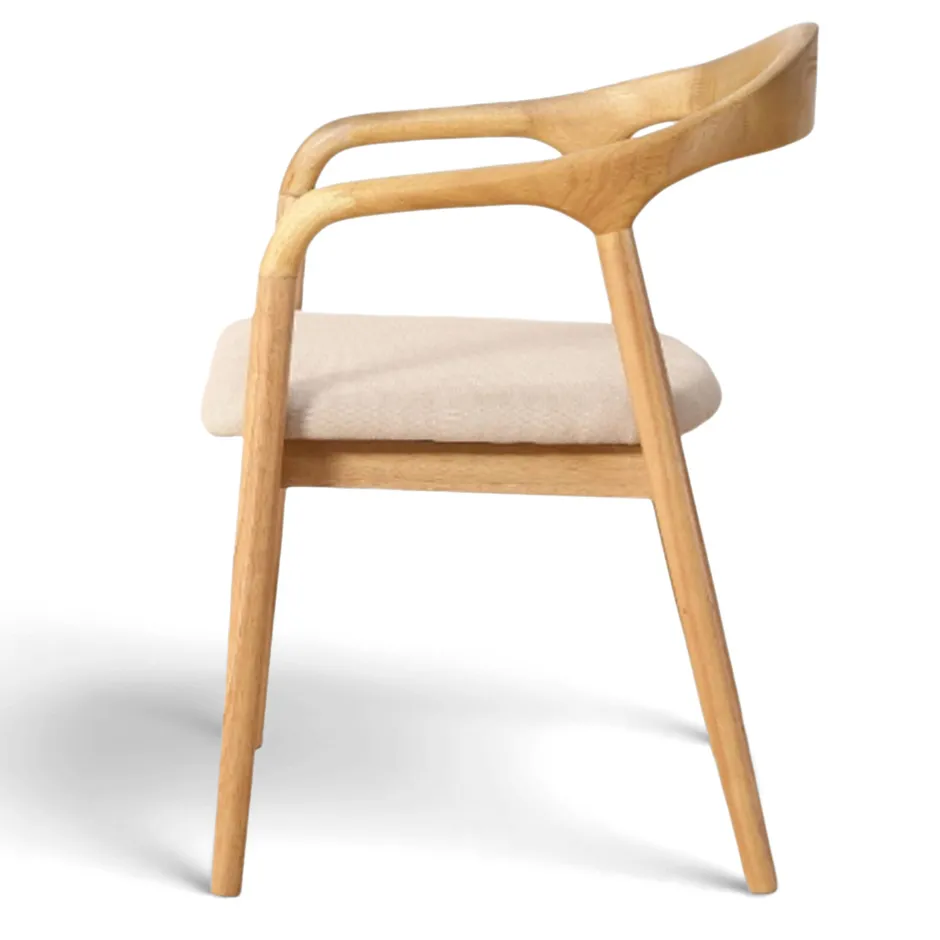 Sittmöbler|Stolar|Reforma Karmstol 'Aspa' - Natur/beige