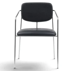 Sittmöbler|Stolar|Reforma Karmstol 'Ebba' - Svart/Silver