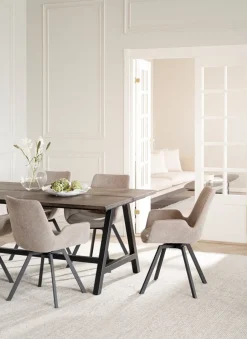Stolar|Kök|Rowico Home Karmstol 'Norwell' - Beige