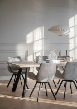 Stolar|Kök|Rowico Home Karmstol 'Norwell' - Grå