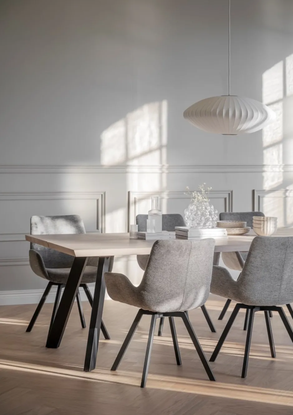 Stolar|Kök|Rowico Home Karmstol 'Norwell' - Grå