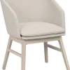 Stolar|Kök|Rowico Home Karmstol 'Windham' - Beige/Vitpigmenterad
