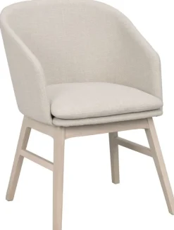 Stolar|Kök|Rowico Home Karmstol 'Windham' - Beige/Vitpigmenterad