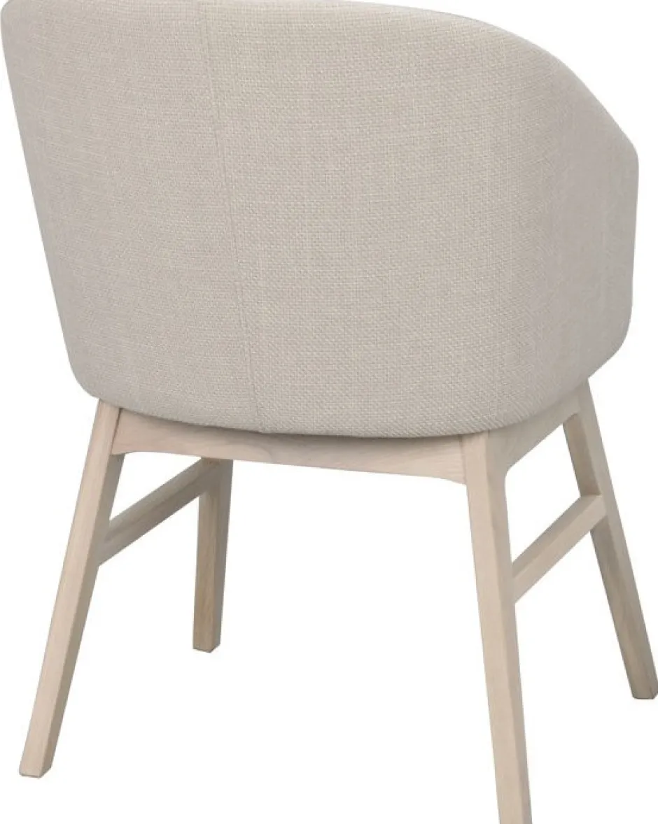Stolar|Kök|Rowico Home Karmstol 'Windham' - Beige/Vitpigmenterad