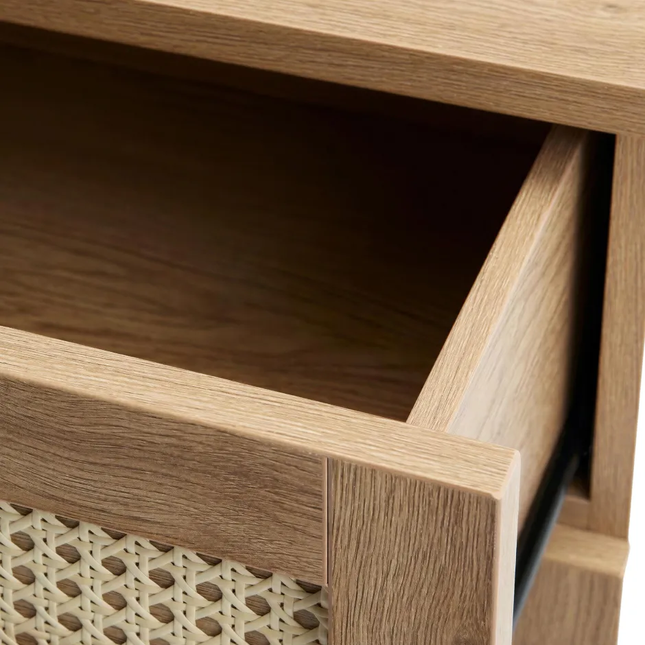 Klädhängare|Hyllor & Förvaring|Reforma Klädhängare 'Nova' 2 lådor/spegel - Ek/Svart