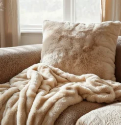 Sovrum|Kuddfodral|Reforma x Trendcarpet Kuddfodral 'Aranga Bubble' 45x45cm - Beige