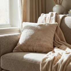 Sovrum|Kuddfodral|Reforma x Trendcarpet Kuddfodral 'Aranga Super Soft' 45x45cm - Beige