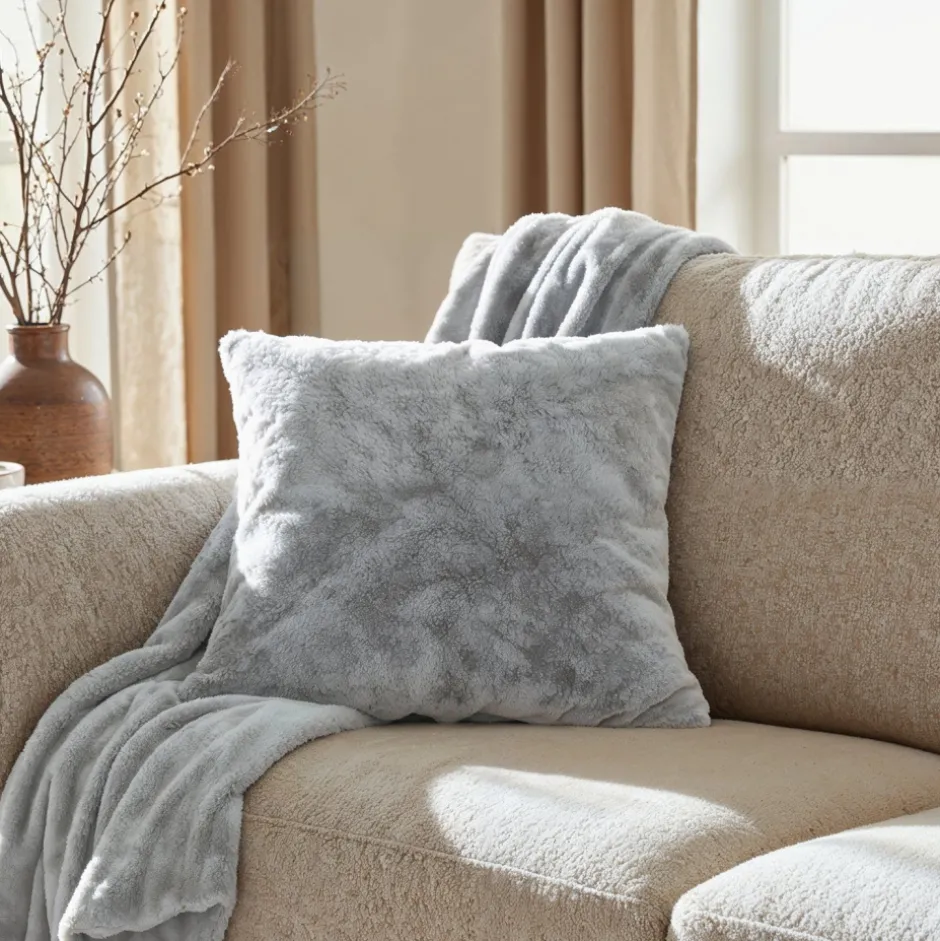 Sovrum|Kuddfodral|Reforma x Trendcarpet Kuddfodral 'Aranga Super Soft' 45x45cm - Grå