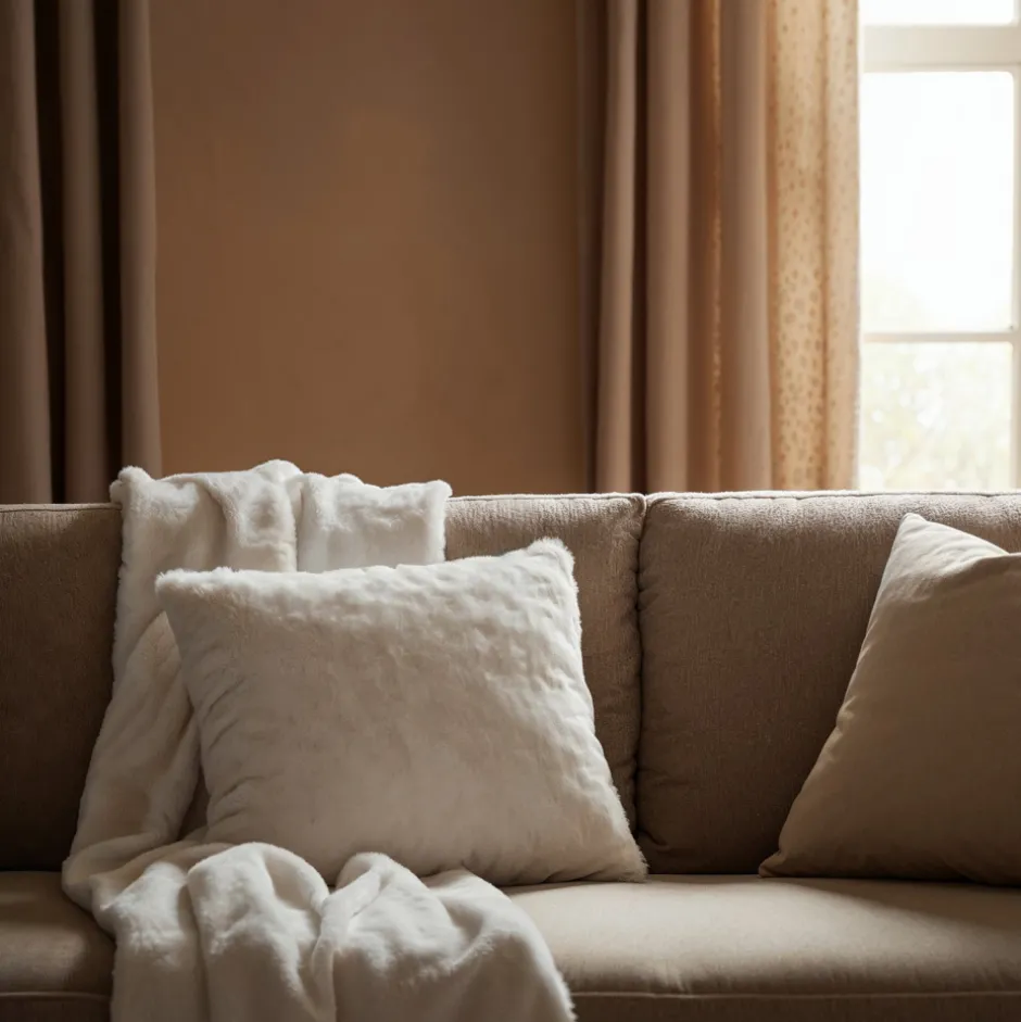 Sovrum|Kuddfodral|Reforma x Trendcarpet Kuddfodral 'Aranga Super Soft' 45x45cm - Vit