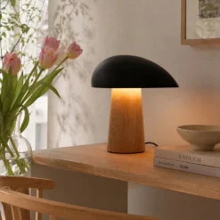 Lampor|Arbetsrum|Reforma Lampa 'Karlskrona' - Natur/Svart