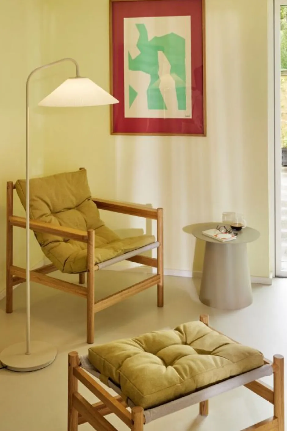 Golvlampor|Sovrum|Hübsch Lampa 'Solid' - Beige