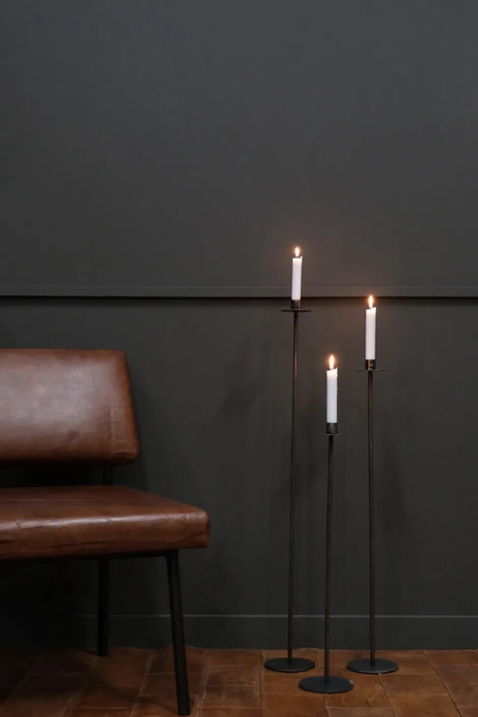 Vardagsrum|Kök|Trademark Living Ljusstake 'Dean' M - Järn