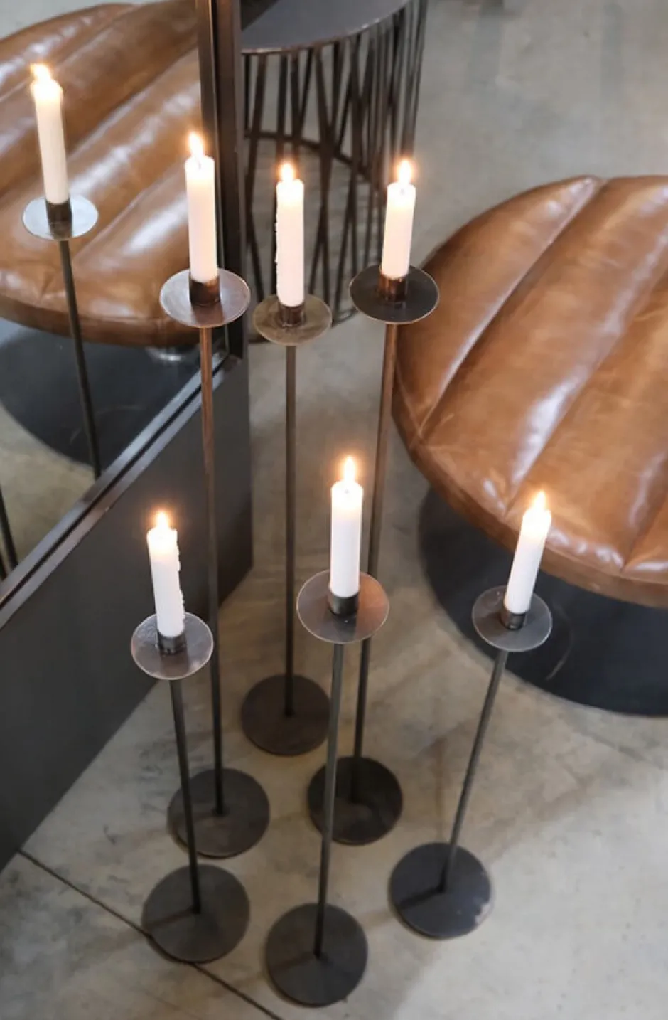 Ljusstakar & Ljuslyktor|Kök|Trademark Living Ljusstake 'Dean' S - Järn