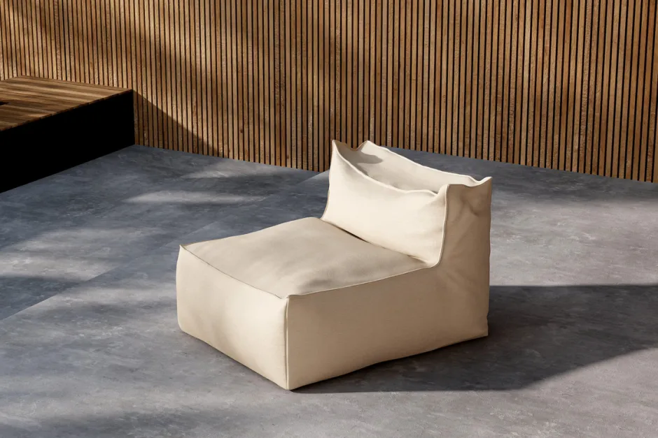 Uteplats|Utefåtöljer|Garden Prestige Loungefåtölj 'Rambo' - Cream Beige