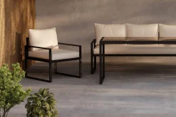 Utegrupper|Uteplats|Reforma Loungeset 'Vico' - Svart