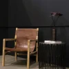 Fåtöljer|Fåtöljer Vintage|Trademark Living Loungestol 'Blixen' - Brun