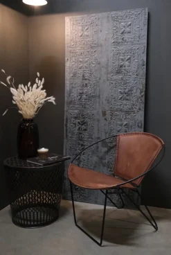 Fåtöljer|Fåtöljer Vintage|Trademark Living Loungestol 'Dalton' - Brun