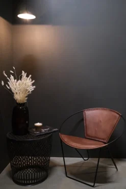 Fåtöljer|Fåtöljer Vintage|Trademark Living Loungestol 'Dalton' - Brun