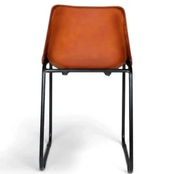 Fåtöljer|Vardagsrum|Trademark Living Loungestol Vintage - Läder/Järn