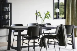Matbord|Matbord Vintage|Rowico Home Matbord 'Brooklyn' 220x95cm - Mörkbrun