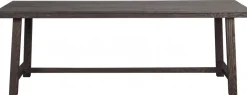 Matbord|Matbord Vintage|Rowico Home Matbord 'Brooklyn' 220x95cm - Mörkbrun