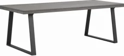 Matbord|Kök|Rowico Home Matbord 'Brooklyn' 220x95cm - Mörkbrun/U-ben