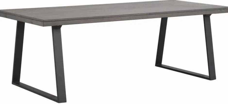 Matbord|Kök|Rowico Home Matbord 'Brooklyn' 220x95cm - Mörkbrun/U-ben
