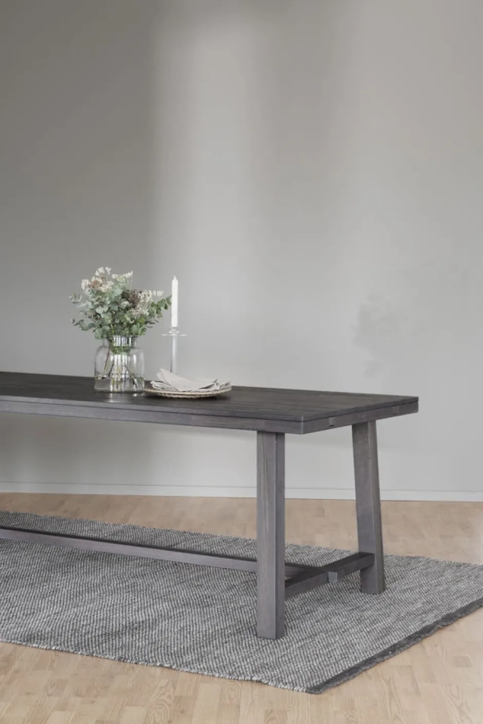 Matbord|Kök|Rowico Home Matbord 'Brooklyn' 170x95cm - Mörkbrun