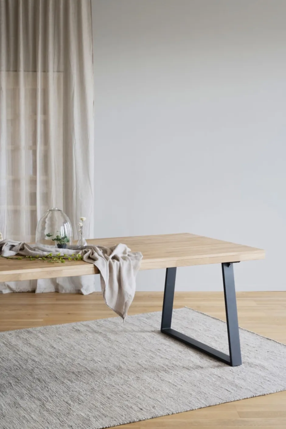 Matbord|Kök|Rowico Home Matbord 'Brooklyn' 170x95cm - Natur/Svart