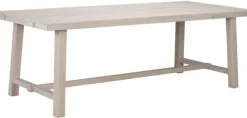 Matbord|Kök|Rowico Home Matbord 'Brooklyn' 220x95cm - Vitpigmenterad