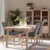 Matbord|Kök|Rowico Home Matbord 'Brooklyn' 170x95cm - Vitpigmenterad Ek