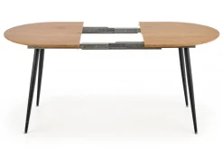 Matbord|Kök|Reforma Matbord 'Colorado' 120-160cm - Natur/svart
