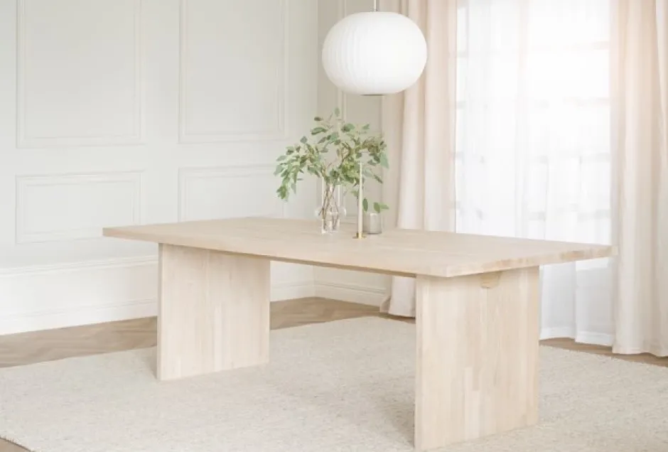 Matbord|Kök|Rowico Home Matbord 'Emmett' 240x95cm - Natur