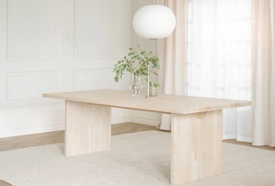 Matbord|Kök|Rowico Home Matbord 'Emmett' 240x95cm - Natur