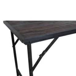Bord|Matbord|Vintage Matbord 'Factory' 153x62cm - Brun/Svart