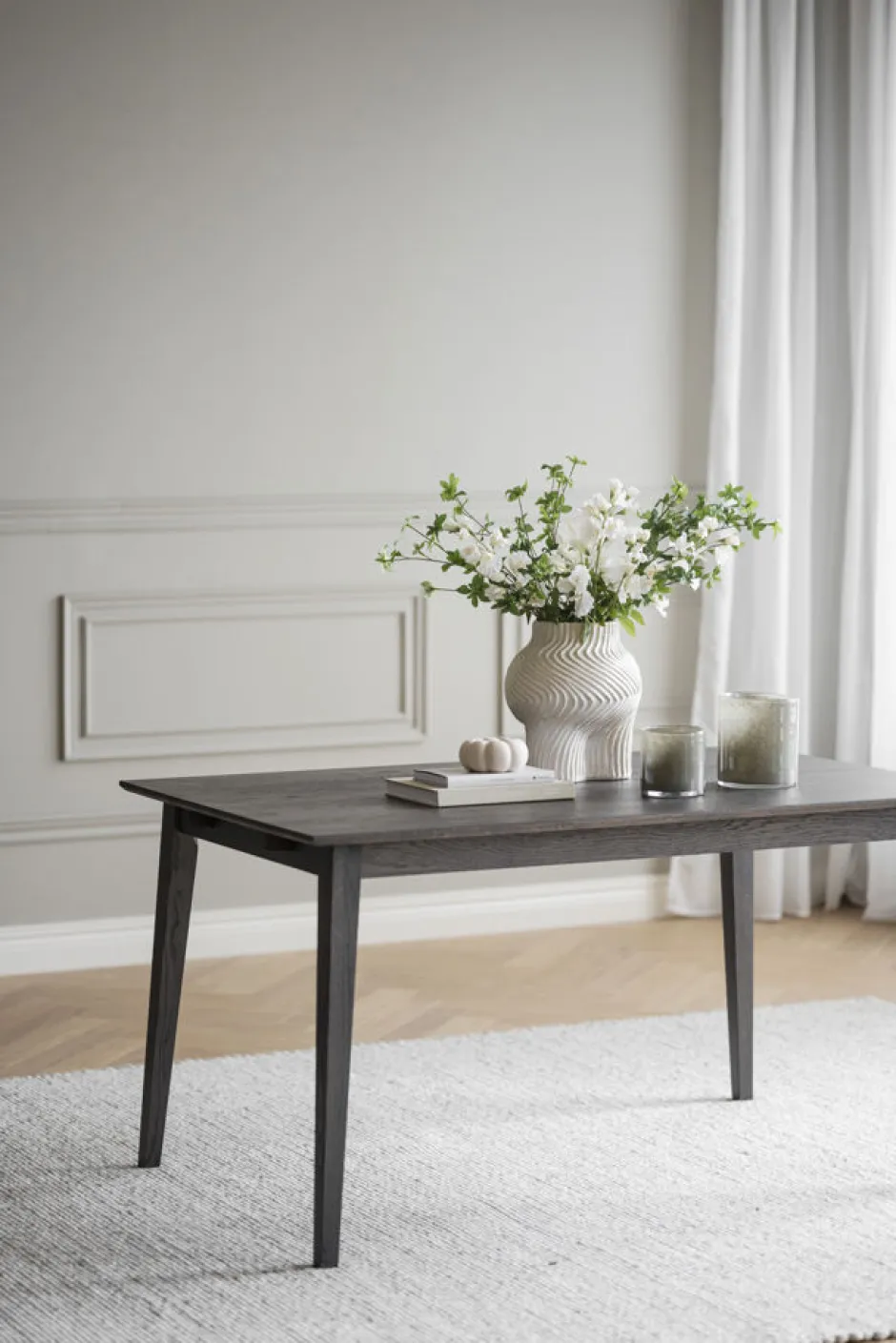 Matbord|Kök|Rowico Home Matbord 'Filippa' 140x90cm - Mörkbrun