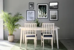 Matbord|Kök|Rowico Home Matbord 'Filippa' 140x90cm - Vitpigmenterad