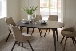 Matbord|Kök|Rowico Home Matbord 'Filippa' 170x105 - Svart