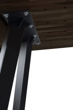 Matbord|Kök|Rowico Home Matbord 'Fred' - Brun/Svart 240x100cm