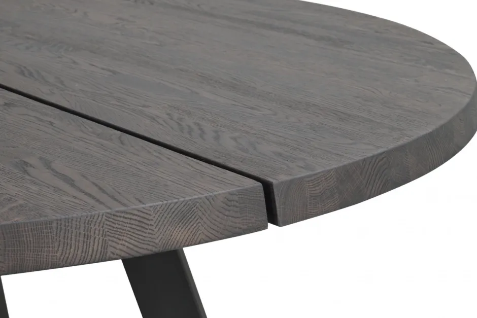 Runda Matbord|Matbord|Rowico Home Matbord 'Fred' Runt 160cm - Brun