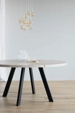 Runda Matbord|Matbord|Rowico Home Matbord 'Fred' Runt 160cm - Vitpigmenterad