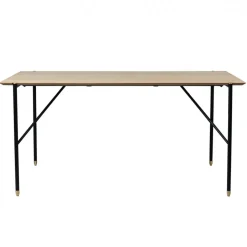 Bord|Matbord|Reforma Matbord 'Hornstull' 160x90cm - Ek/Svart