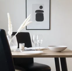 Bord|Matbord|Reforma Matbord 'Klassisk' 140x80cm - Svart/Ek