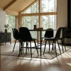 Bord|Matbord|Reforma Matbord 'Line' - Ek/Svart 160x90cm