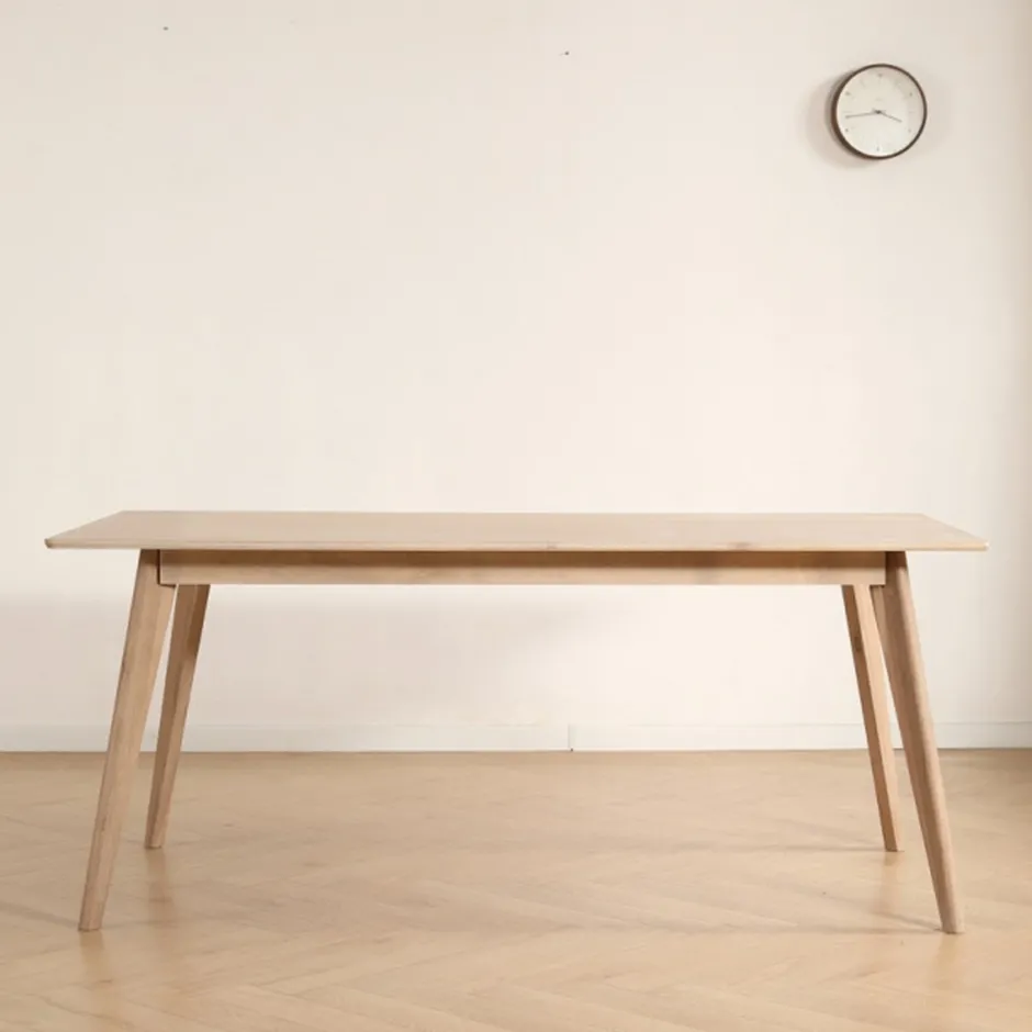 Matbord|Kök|Reforma Matbord 'Line' 180x90 cm - Vitpigmenterad
