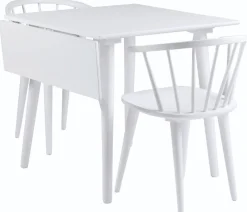 Matbord|Kök|Rowico Home Matbord 'Lotta' 80x80cm - Vit