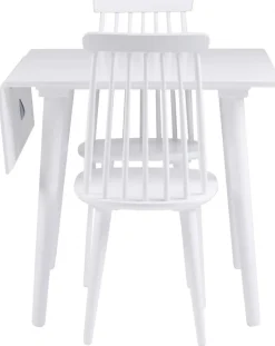 Matbord|Kök|Rowico Home Matbord 'Lotta' 80x80cm - Vit
