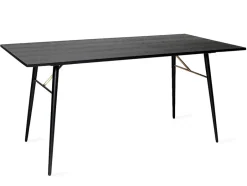 Bord|Matbord|Reforma Matbord 'Lux' 160x90cm - Svart/Mässing
