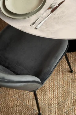 Bord|Runda Matbord|Reforma Matbord 'Marbleous' Runt 120cm - Vit