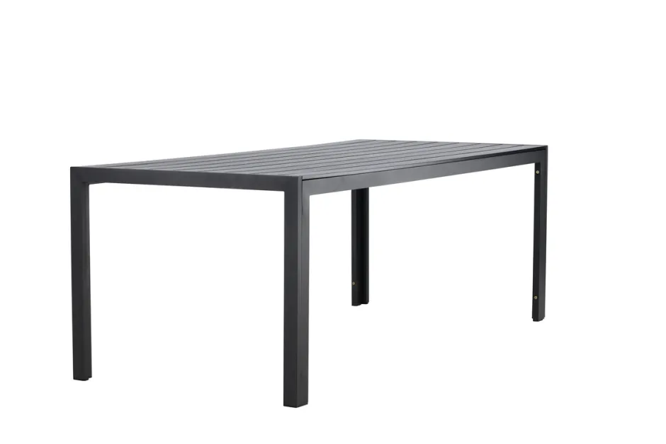 Trädgårdsbord|Uteplats|Garden Prestige Matbord 'Mirko' 205x74cm - Svart